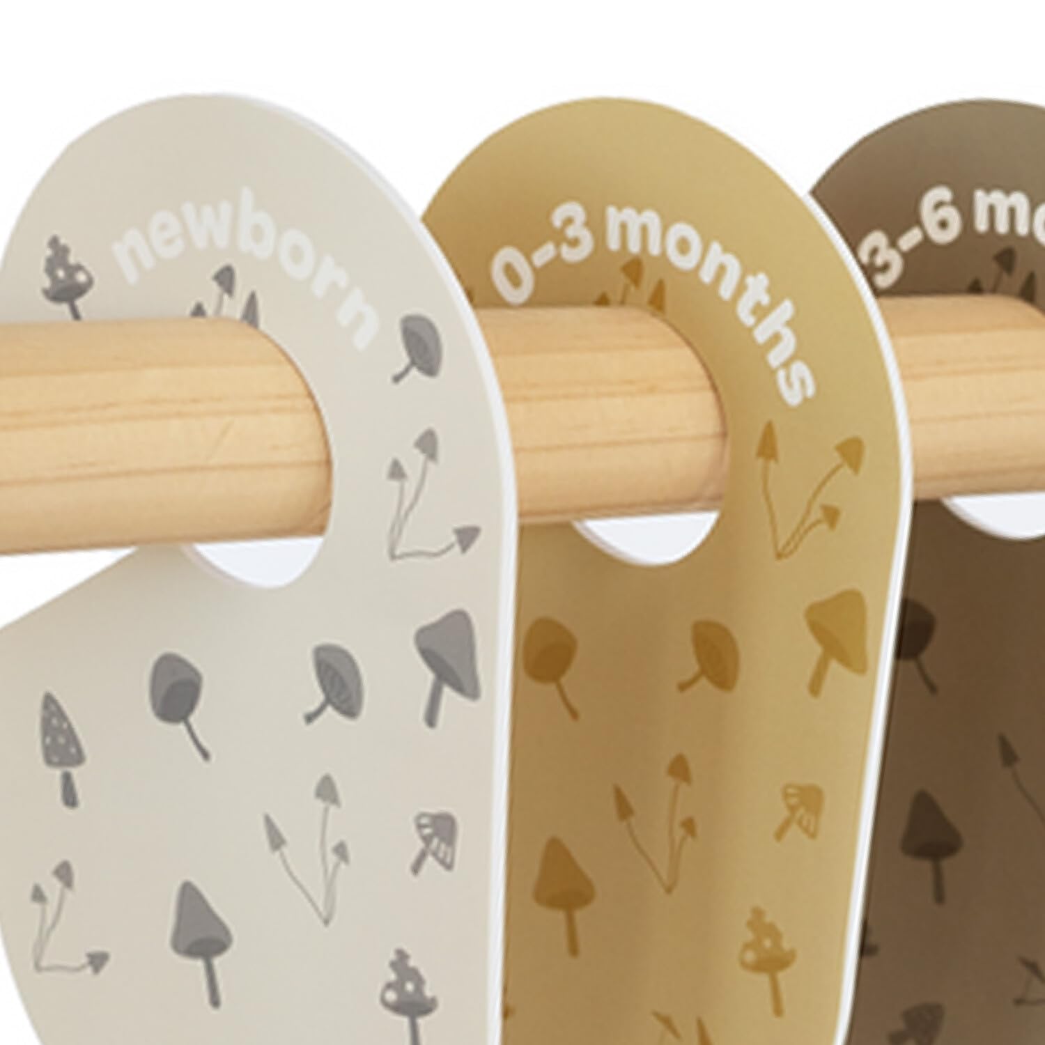 Mushroom Baby Closet Dividers Set for Newborn to 2T