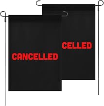 Cancelled Flags Vintage Banner For Backyard