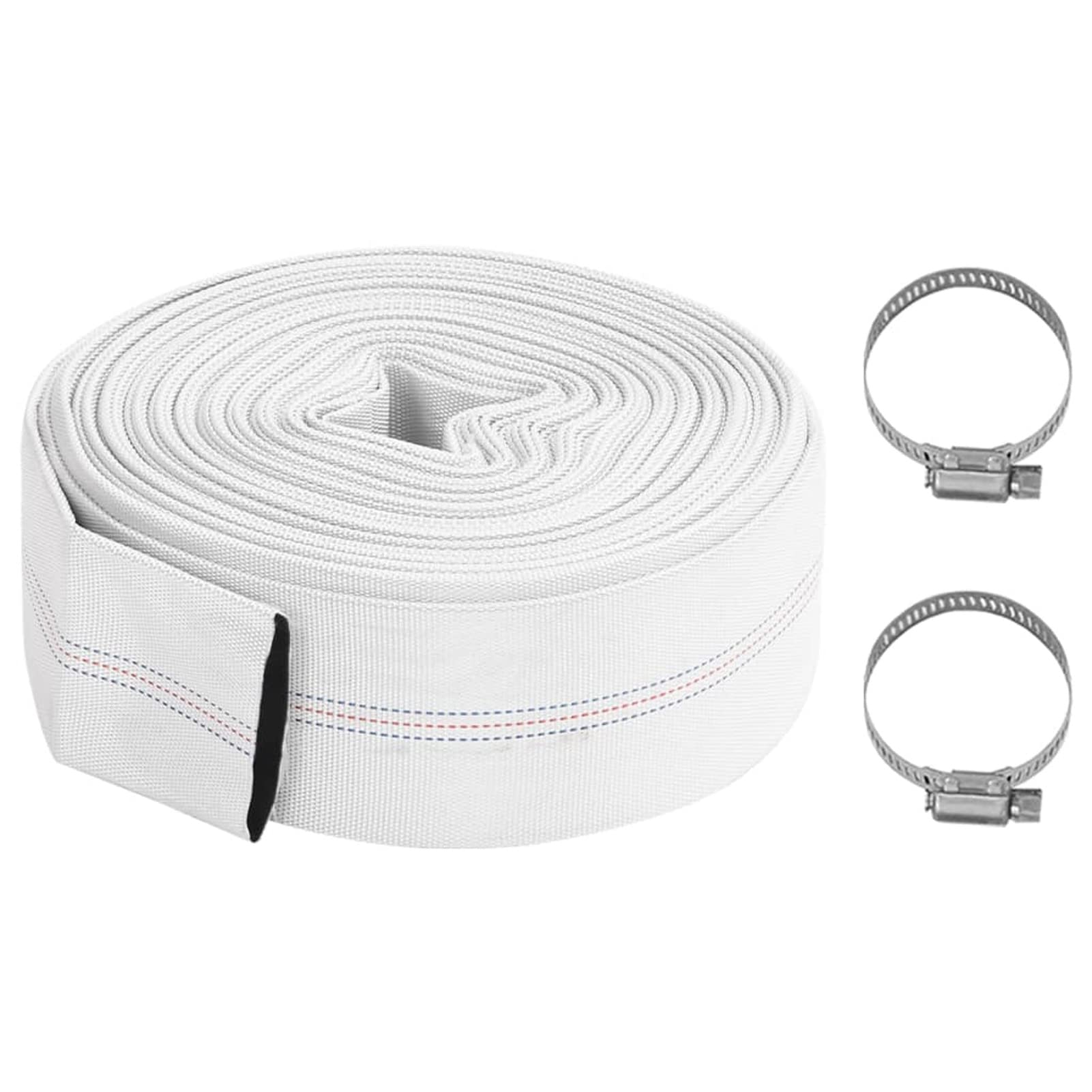 Manguera contra incendios PVC 30 m 3", Somanki Manguera Plana, Manguera Riego, Enrollador Manguera, Manguera Agua Jardin, Manguera Para Tejado,