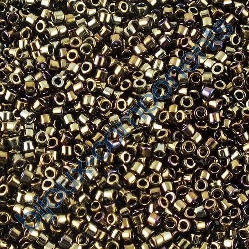 50 g Miyuki DELICA Seed Beads Rocailles, Size 11/0, Black (# DB0010), Japan, Glass