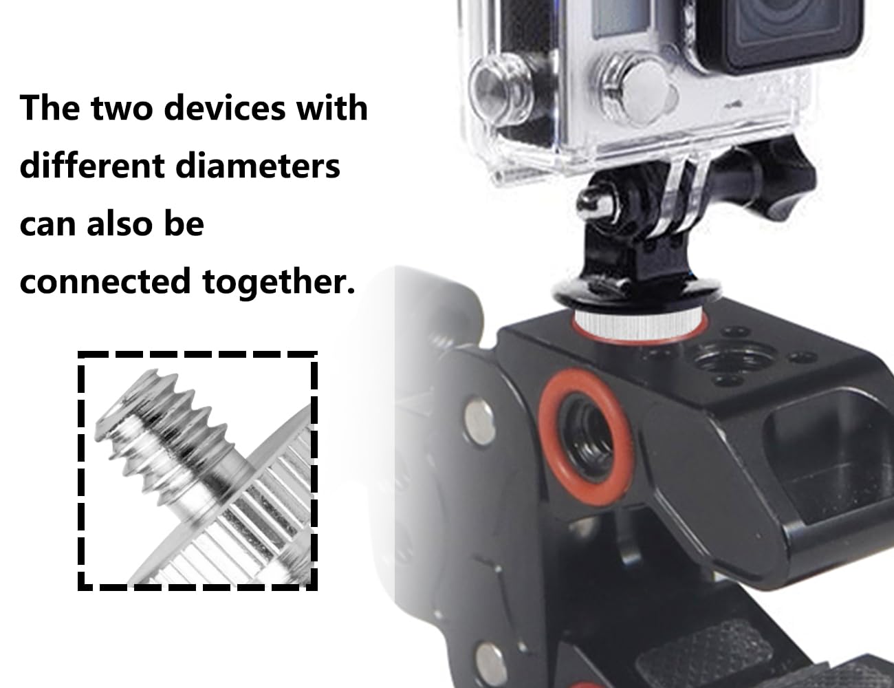 2 Adattatori Filettatura 1/4 Pollice Per Fotocamera - Per Treppiedi E Supporti - Foto 13