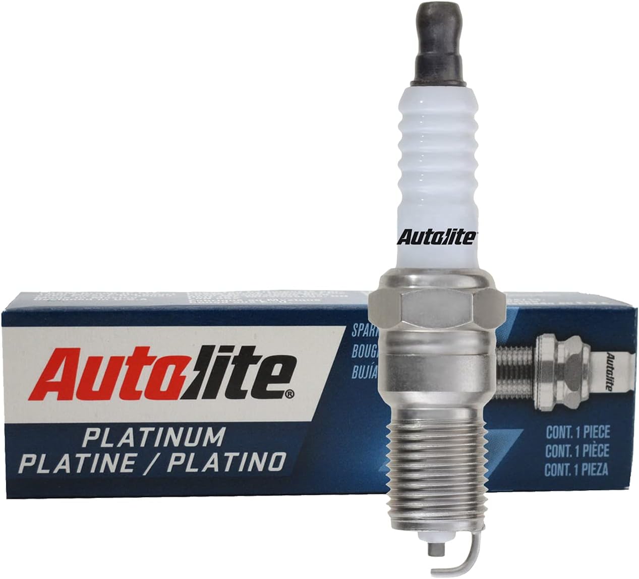 4 Ignition Coils + 4 Autolite AP104 Platinum Spark Plugs For Ford Mazda Mercury
