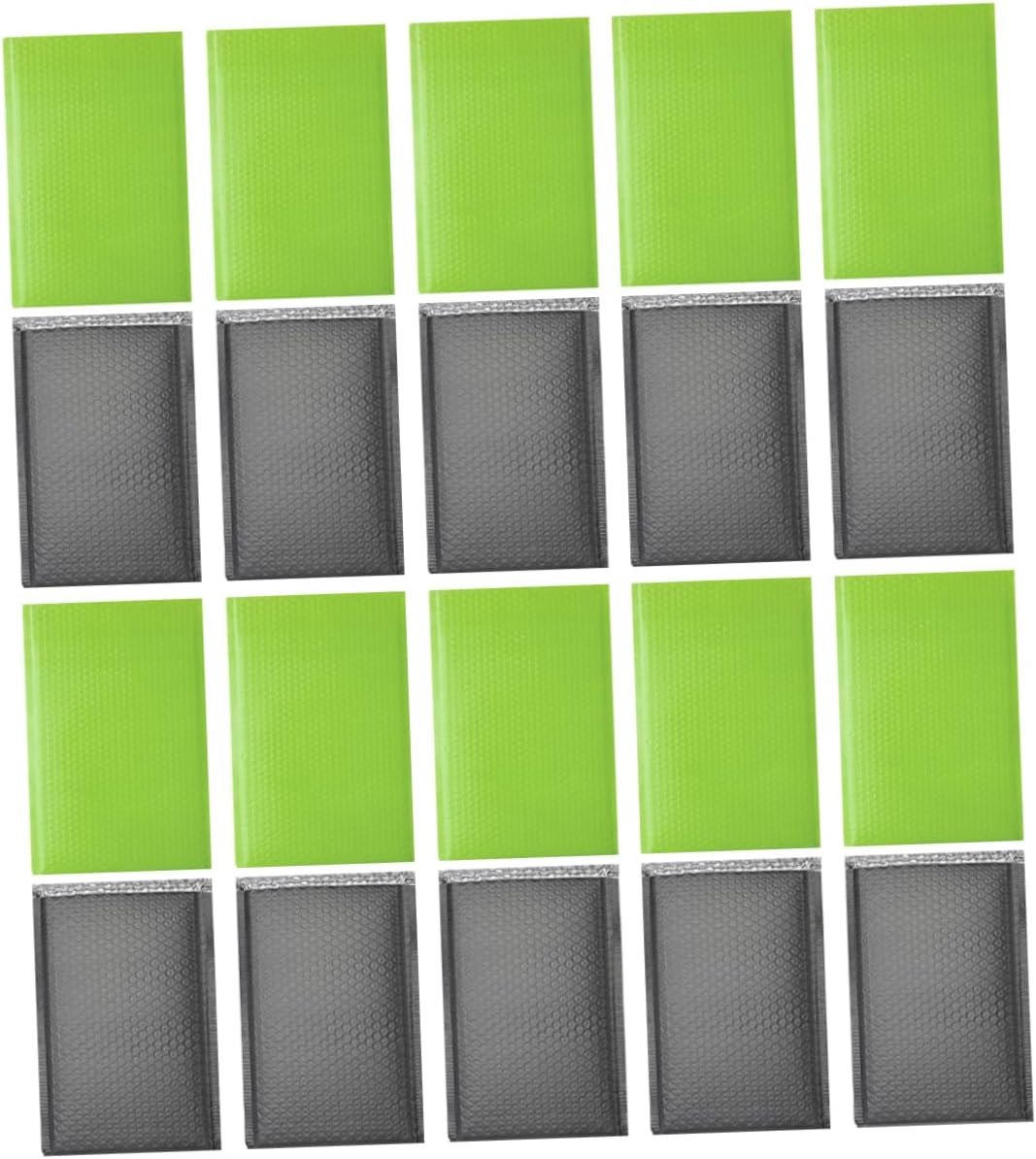 Generic 20Pcs Bubble Pack Bag Thickened Matte Film for Electronics Clothing Po Film Strong Protective Design