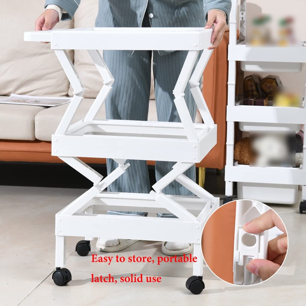 Carrello ripostiglio maniglia bagno cucina ufficio(3 Tier)