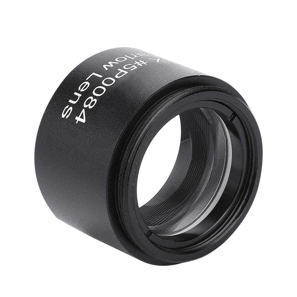 EBTOOLS Oculare Telescopio 1 1,25 4mm Adatto perLente di Barlow da Pollici, Ingrandimento 2X con Filettatura M28.6 Ocula