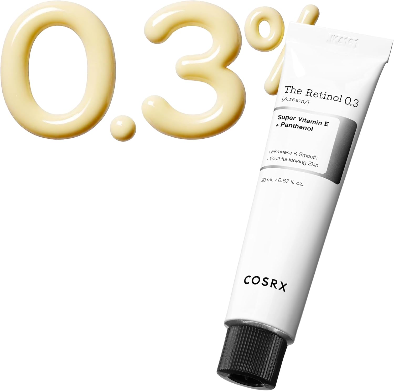 COSRX Creme De Retinol 0,3%, 0,67 Oz, Antienvelhecimento Para Olhos E Pescoço Com Tratamento Retinoide Firmar A Pele, Reduzir Rugas, Linhas Finas Sinais Envelhecimento, Cuidado Diário Suave Pele Cor
