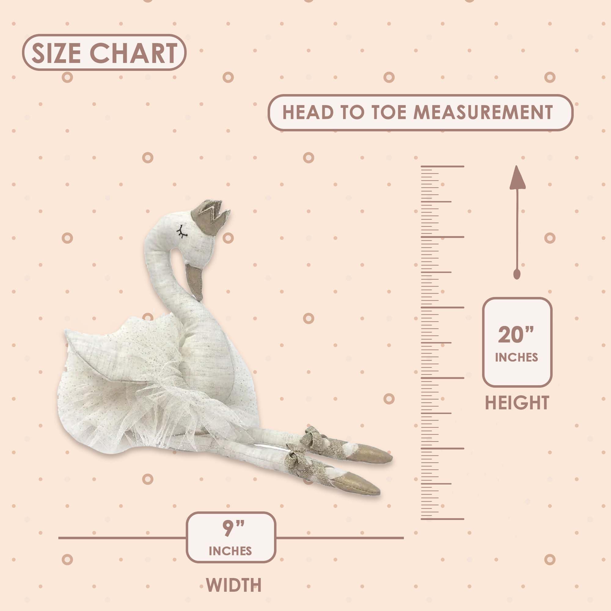 Amazon.co.jp: MON AMI レイラ バレリーナ ぬいぐるみ ホワイトスワン