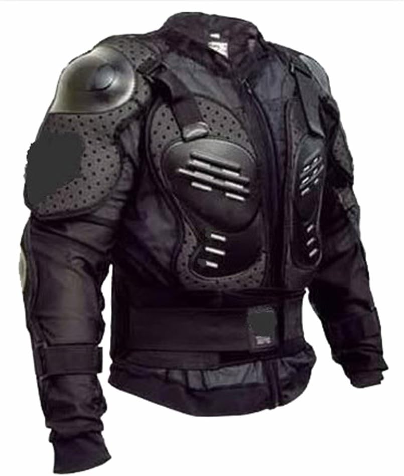 Motorcycle Full Body Armor Jacket Spine Chest Protection Gear (Size : L)
