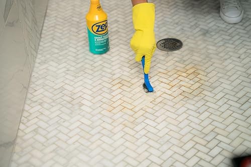 Miniatura 5 de Zep ZU104632 - Limpiador de lechada y abrillantador y cepillo de mano fácil de usar, 32 onzas (caja de 2), fórmula de limpieza profunda que elimina