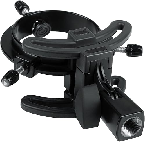 Miniatura 9 de Gator Frameworks Deluxe Universal Shockmount para micrófonos de condensador 0.709-2.165 in de diámetro, (GFW-MIC-SM1855)