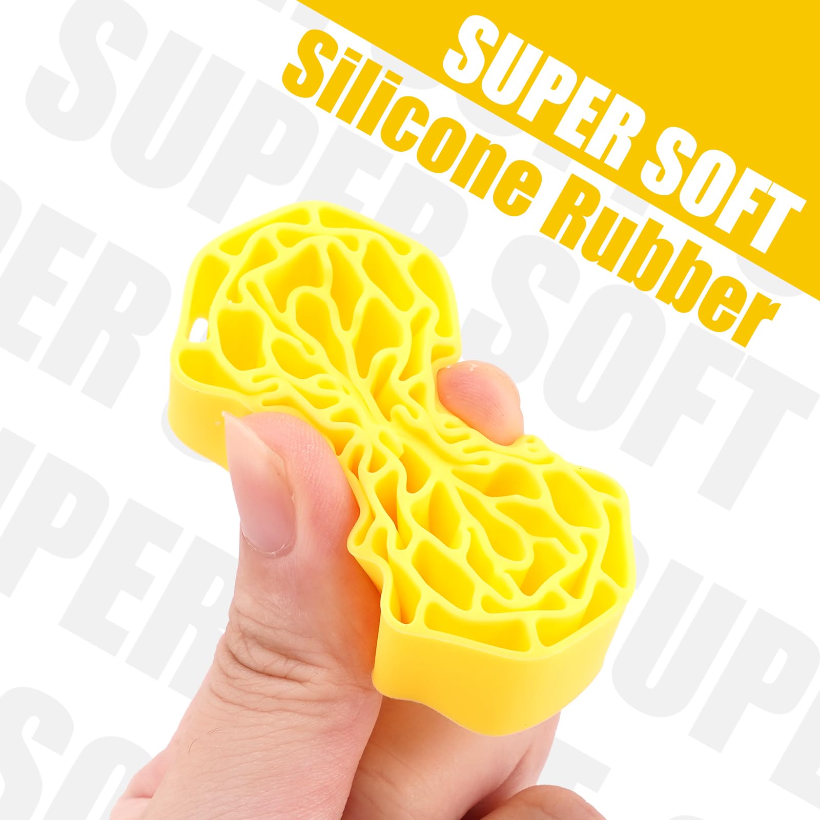 INJORA Set Combinato di Inserti in Gomma Siliconica 1.0 e Pneumatici King Trekker da 1,0" 62 * 22 mm (4) per l'Aggiornamento dei Crawler RC 1/18 TRX4M e 1/24 SCX24
