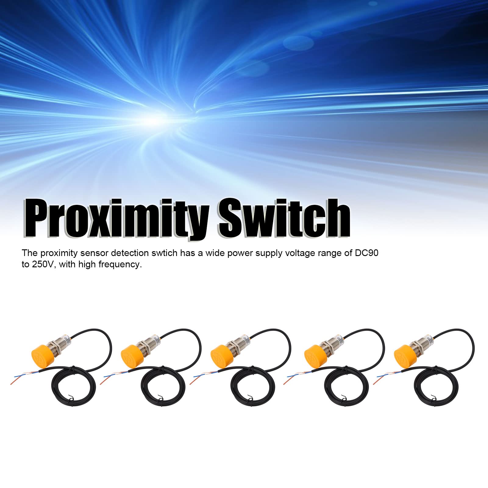 Detector de interruptor de proximidad IP65 de alta resistencia para uso en interiores y exteriores
