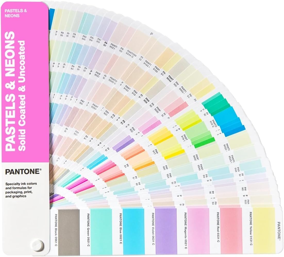 PANTONE（パントン）PLUS パステル & ネオン・ガイド GG1504A Amazon | PANTONE（パントン）PLUS パステル & ネオン・ガイド