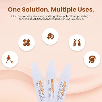 VED Hypertonic Inhalation Saline Solution, 7% Sodium Chloride (NaCl),4.0 ml Unit Dose Vials for Adult & Child. (7%, 50, Millilitre)