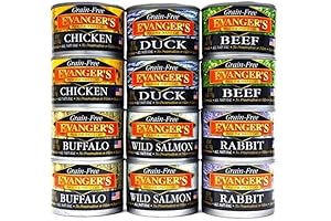 Evanger's Grain Free, All Natural Dog/Cat Food Variety Pack