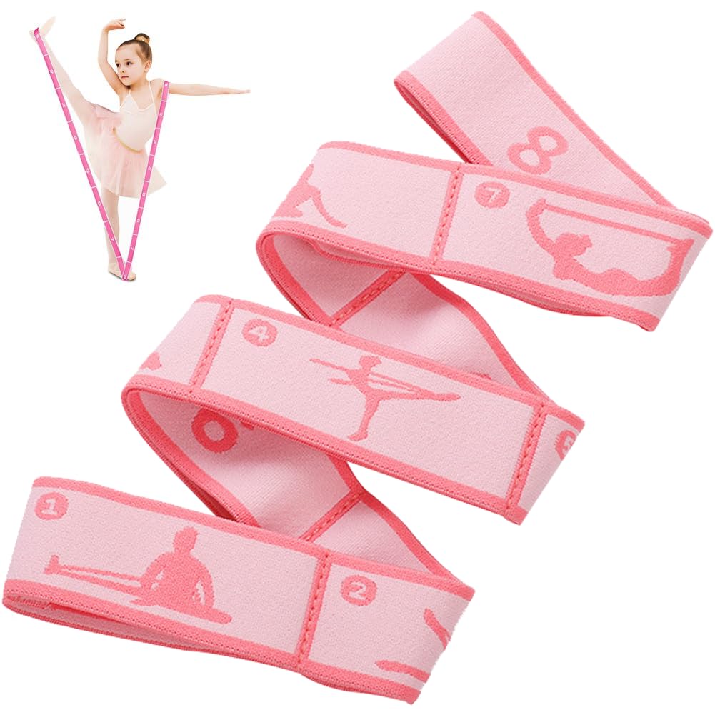 Sanfly Kids Stretch Strap Digital Segmented Stretch Resistance Band Dance Auxiliary Stretching Belt Yoga Elastic Band