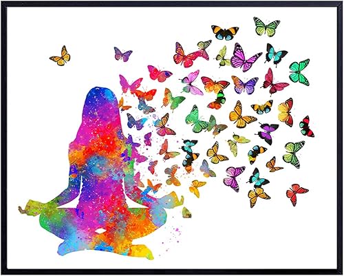 Decoración de meditación  Decoración de budismo zen  Arte de pared de yoga  Regalos de meditación de la nueva era para mujeres  Arte de pared de spa