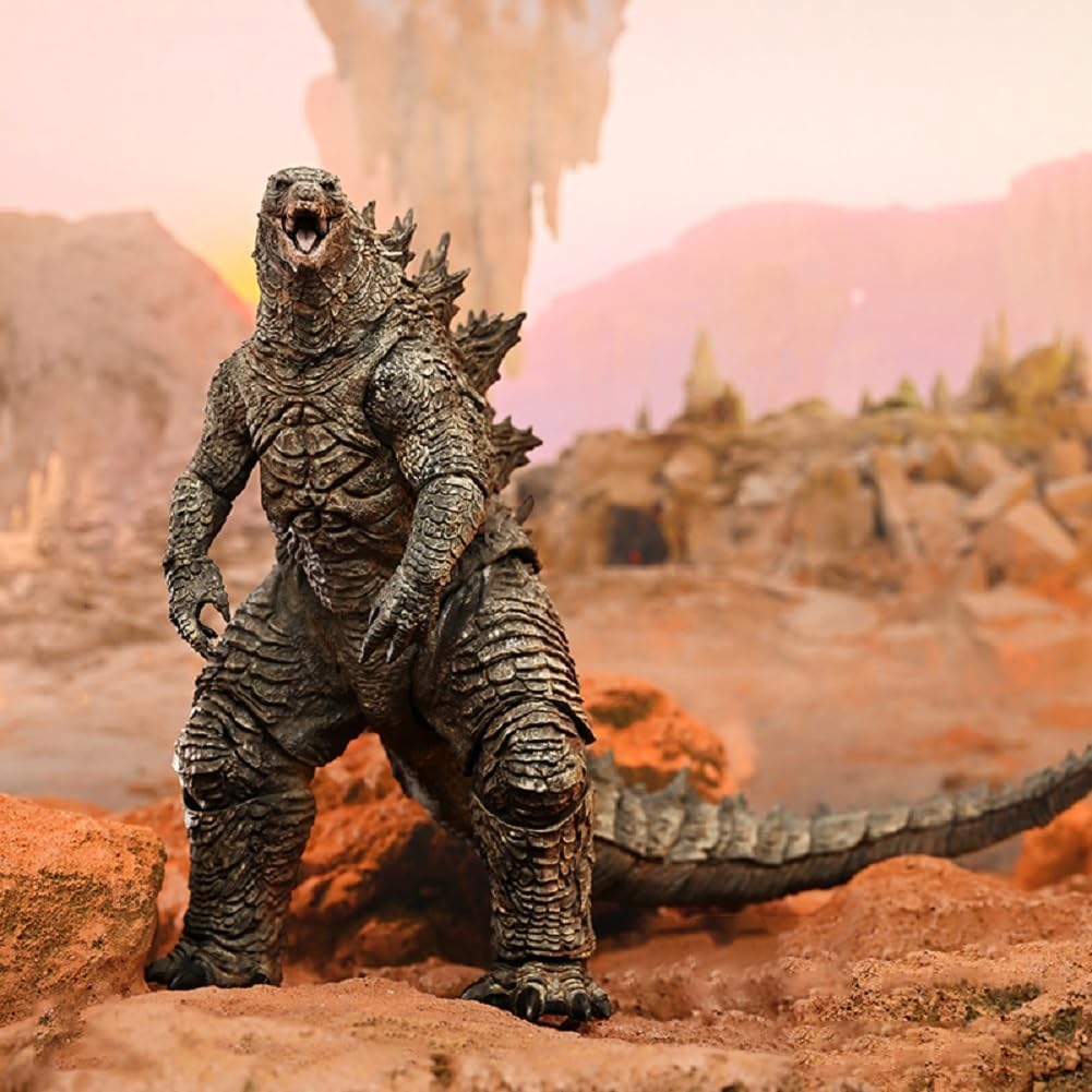 GWTCTOY Hiya Toys Licencjonowana Figurka Akcji Król Potworów Kong - 15 cm Kolekcjonerska Figurka Dinozaura, Model Dekoracyjny