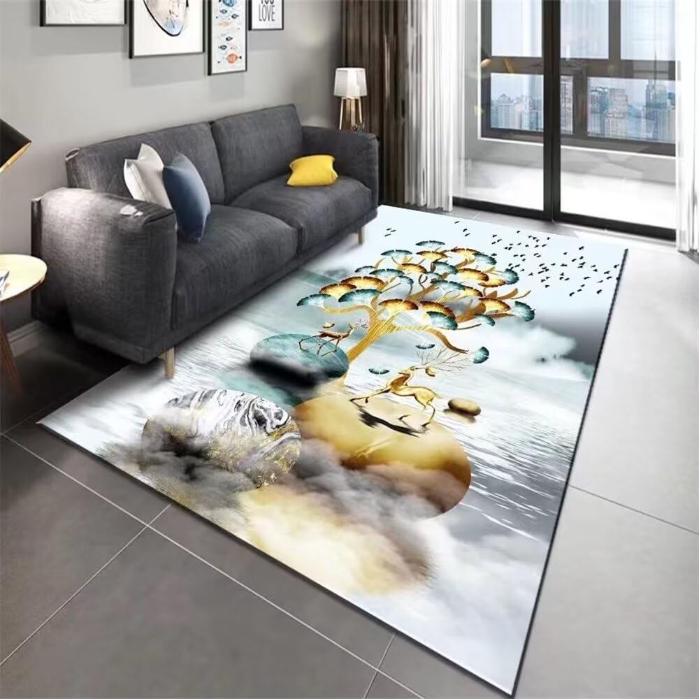 Tapis oriental gris 160x200 pour une décoration chaleureuse de couloir et pépinière