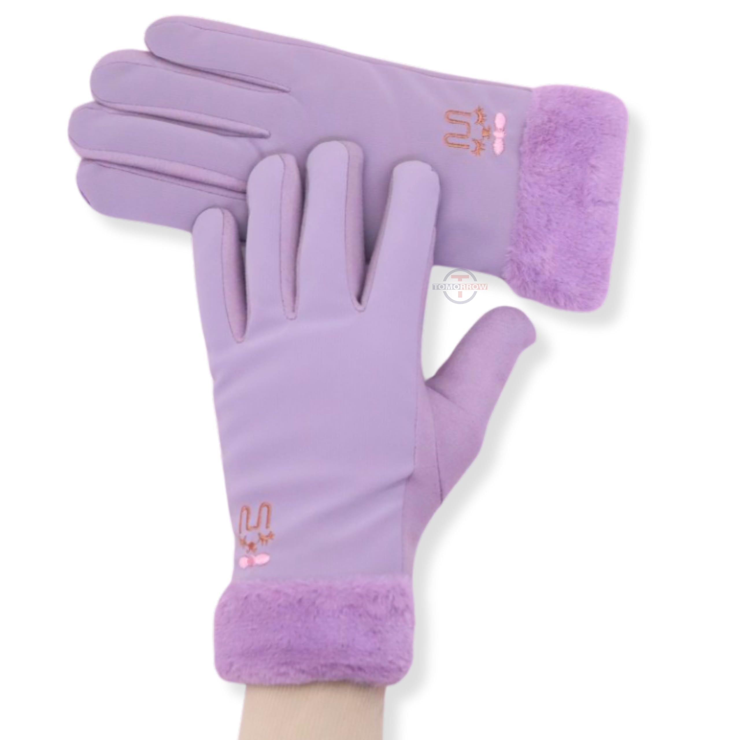 Tomorrow Women's Winter Gloves - Warm, Stylish, and Touchscreen Compatible | INTELLIGENT TOUCH TECHNOLOGY GLOVES FOR GIRL AND WOMEN