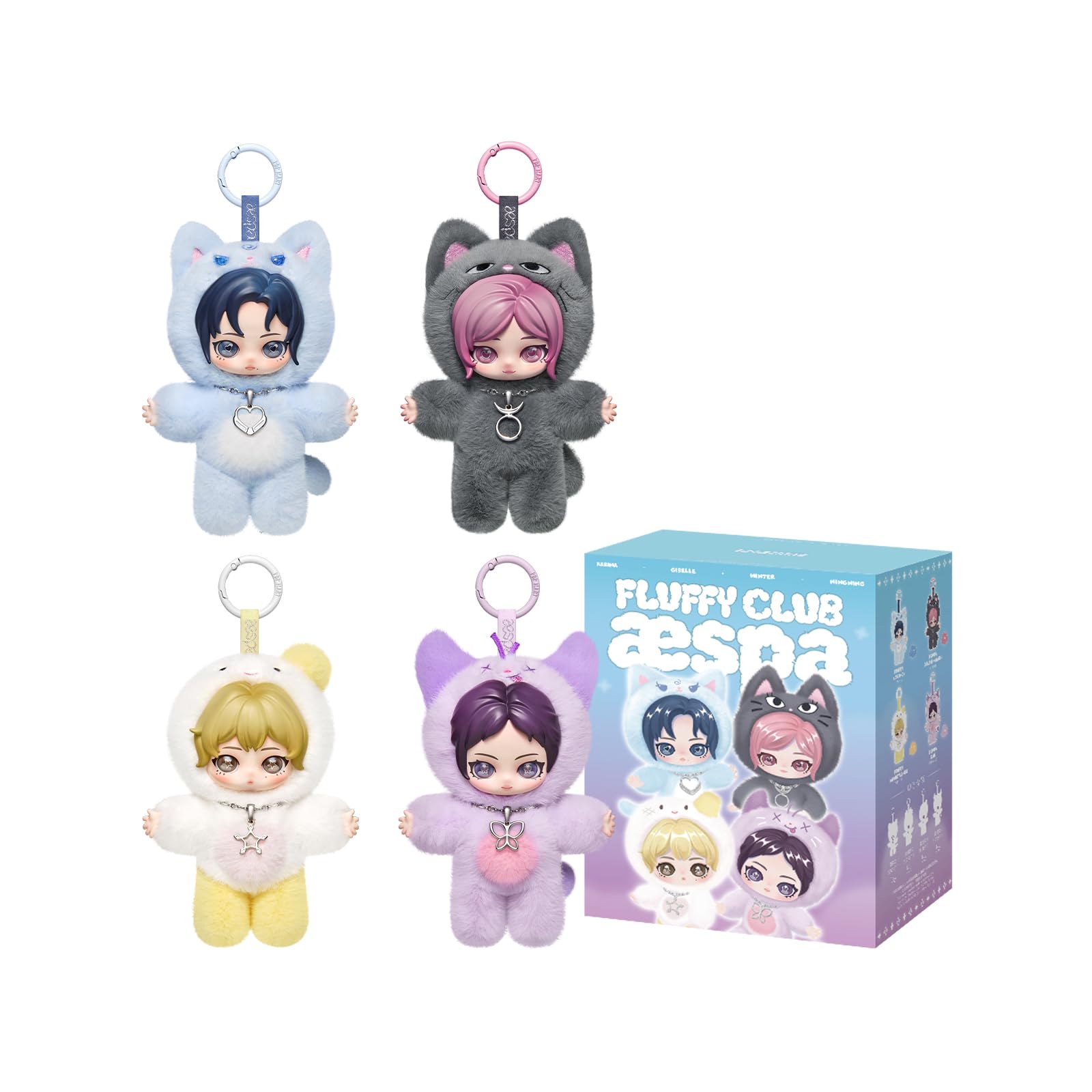 Amazon.co.jp: 【POP MART 公式ストア】aespa Fluffy Club シリーズ