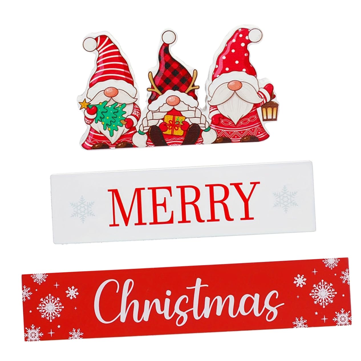 PRETYZOOM 5 Juegos christmas decorations adornos navideños decoraciones navideñas guirnalda Adornos de Navidad bandeja decoración de letrero de madera de navidad decoración de mesa de fiesta