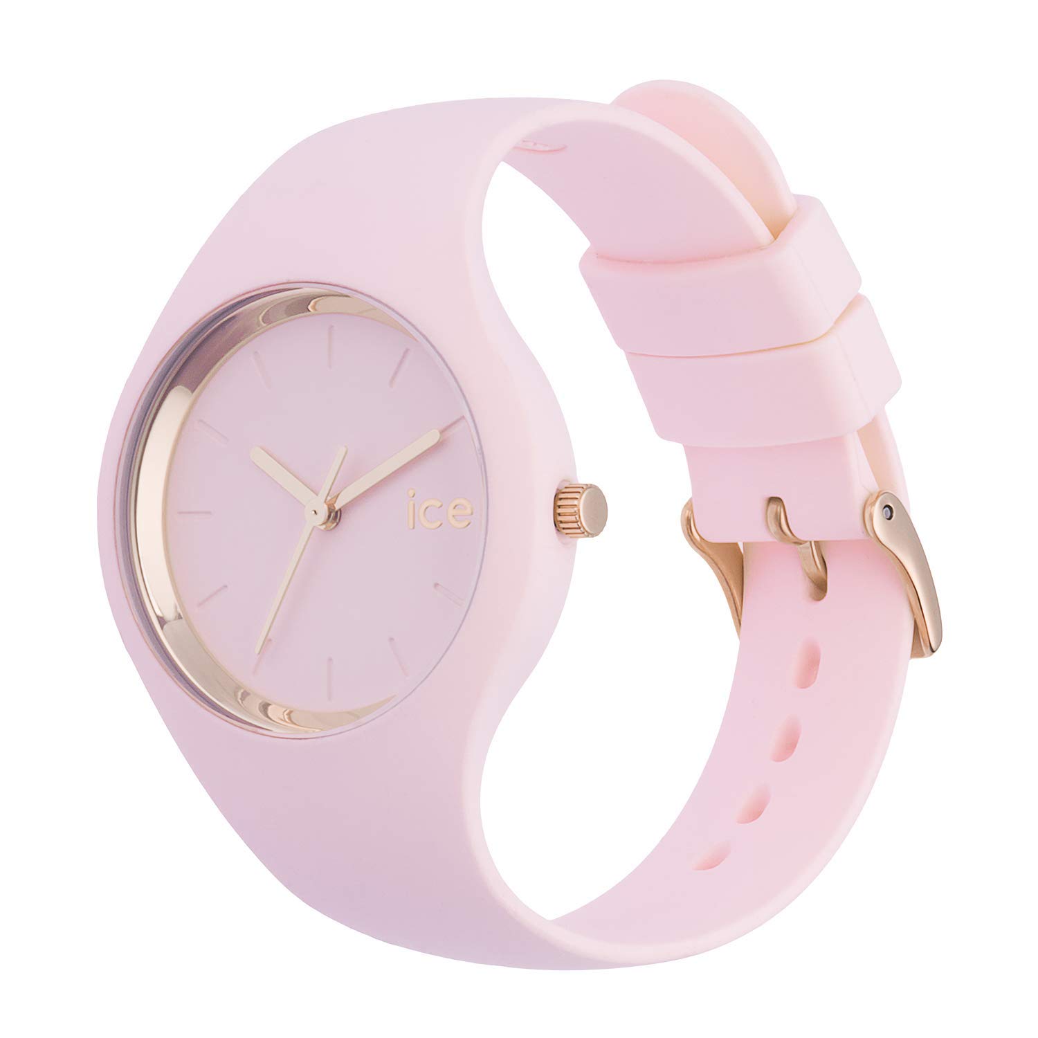 Ice-Watch - ICE glam pastel Pink lady - Rosa DamenUhr mit Silikonarmband