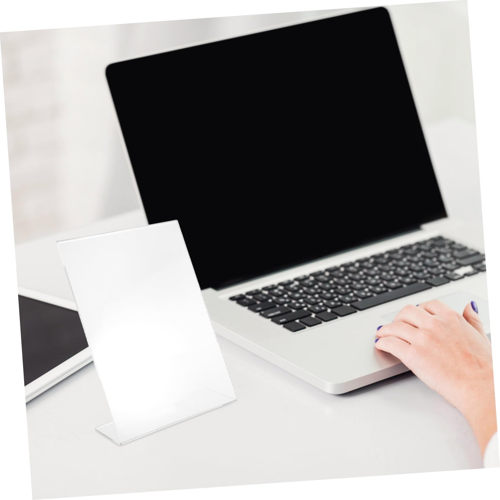 Alipis 2 Sätze Teiliges Acryl Preisschild Halter Transparente Form Tischaufsteller Für Menüs Preisschilder Für Einzelhandel Büro Veranstaltungen 6 Stücke * 2