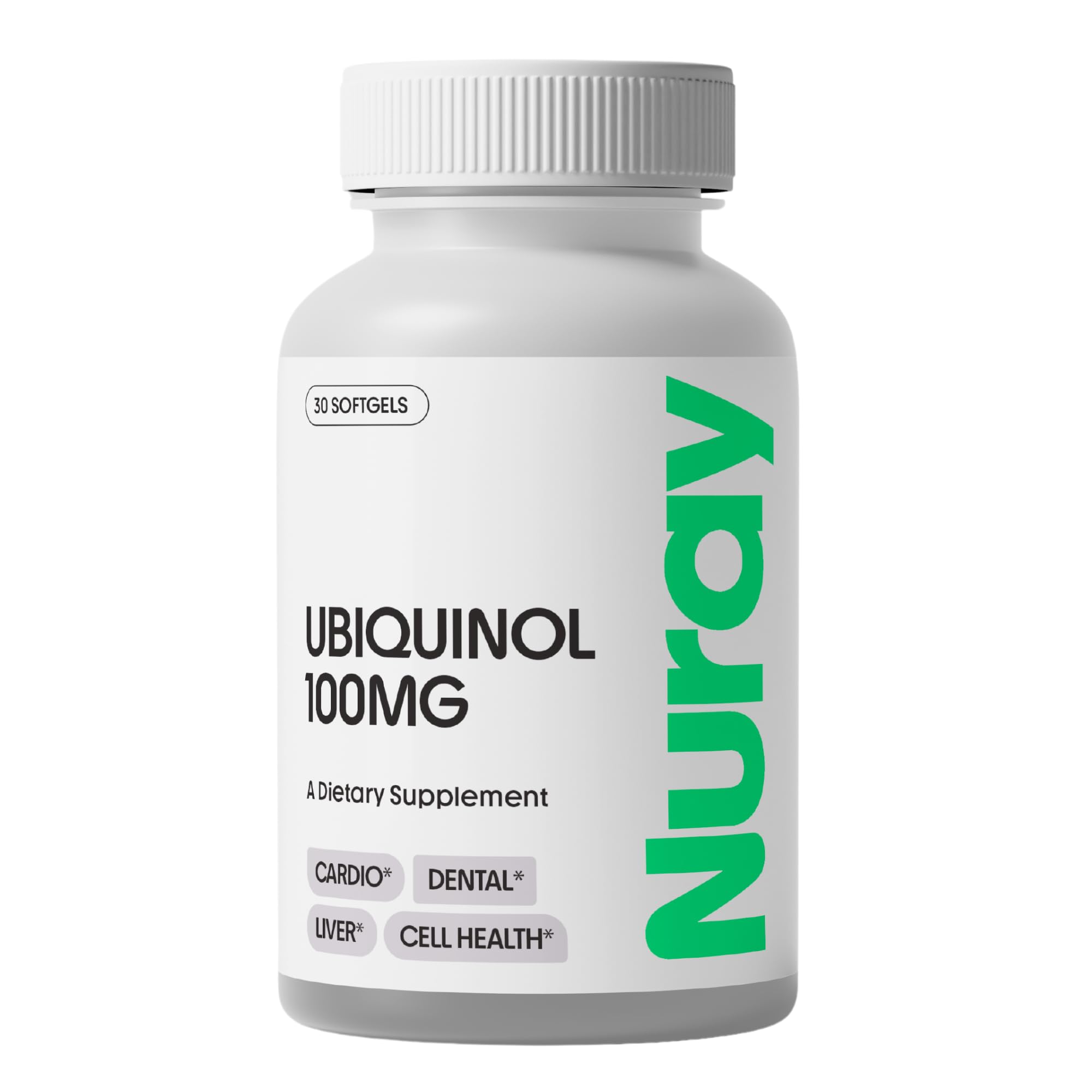 Nuray Ubiquinol 100mg Softgels, 30 Count