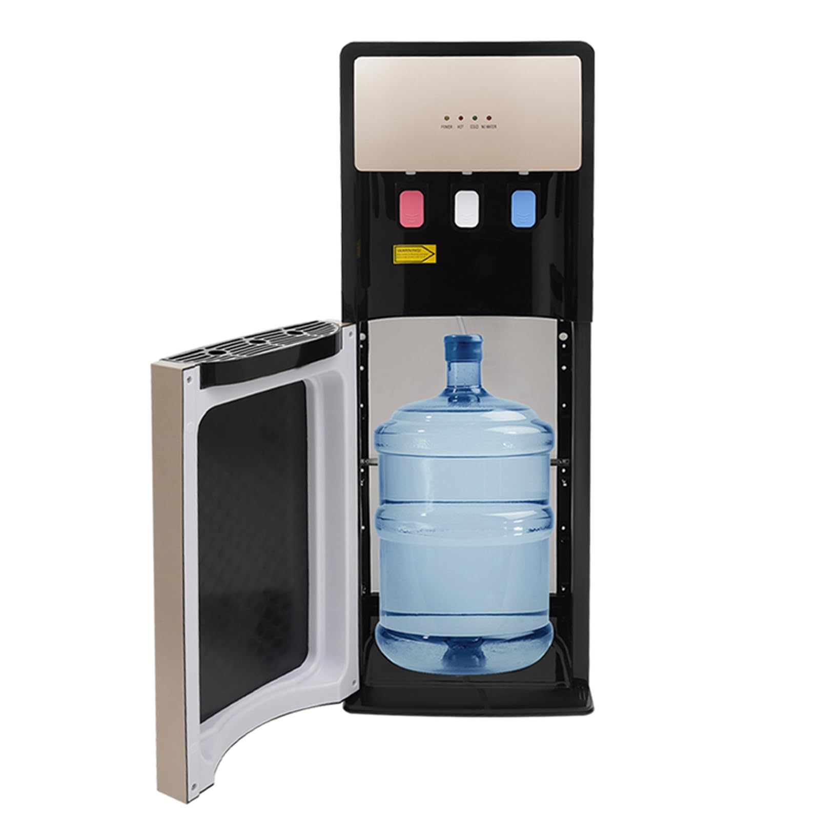 5 Gallon Water Dispenser Bottom Loading Water Cooler, Hot & Cold Water Cooler Water Dispenser with 3 Temperature Settings for Home, Offices, Kitchen (Champaign Gold)