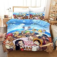 NICHIYO One Piece beddengoedset - dekbedovertrek en kussensloop