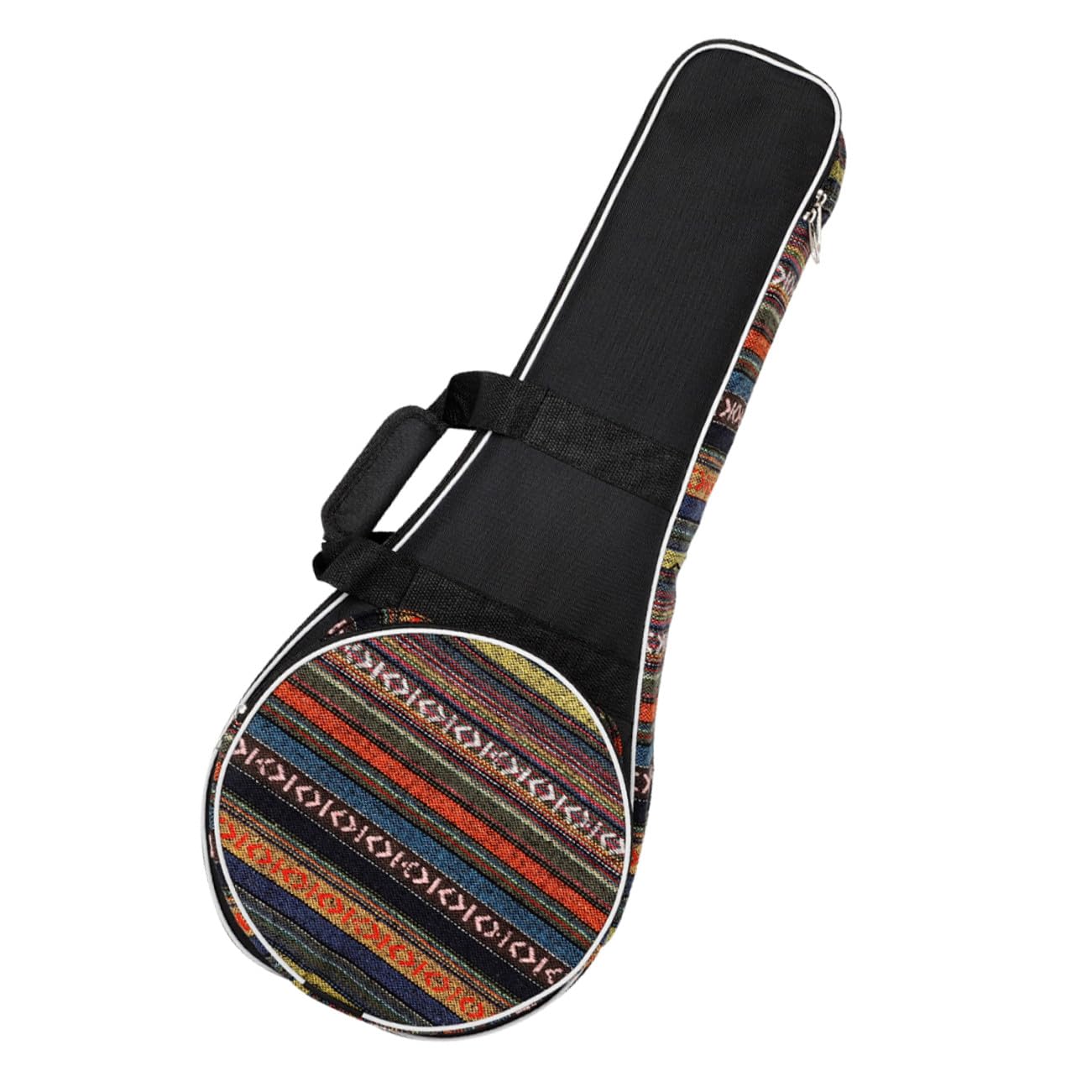 Mipcase Zaino Musicale Stile Nazionale Per Mandolino, Custodia Imbottita Manico Comodo e Spallacci, Borsa Portaoggetti Resistente Per Trasporto e Protezione Strumenti