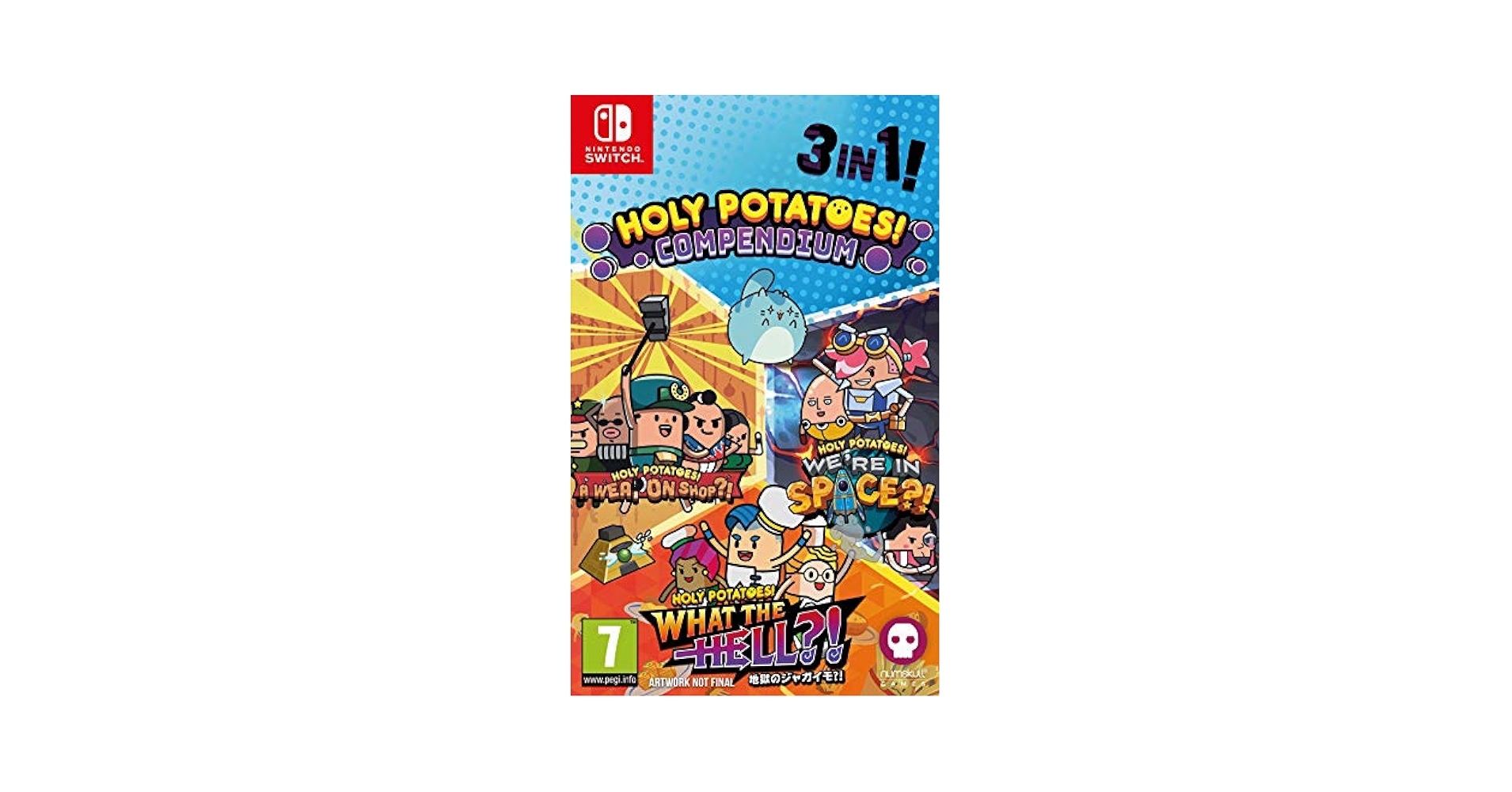 HOLY POTATOES! 未開封　Nintendo Switch Amazon.com: Holy Potatoes Compendium Badge Edition (Nintendo
