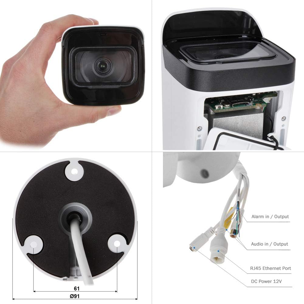 60% Off Discount Motorized Starlight Security 2.7-13.5mm Vari-Focal UltraHD - 8MP 4K Outdoor PoE IP Camera Lens 5X Optical Zoom with 196ft Night Vision,SD Card Slot,IP67 H.265 WDR Audio Alarm I/O
