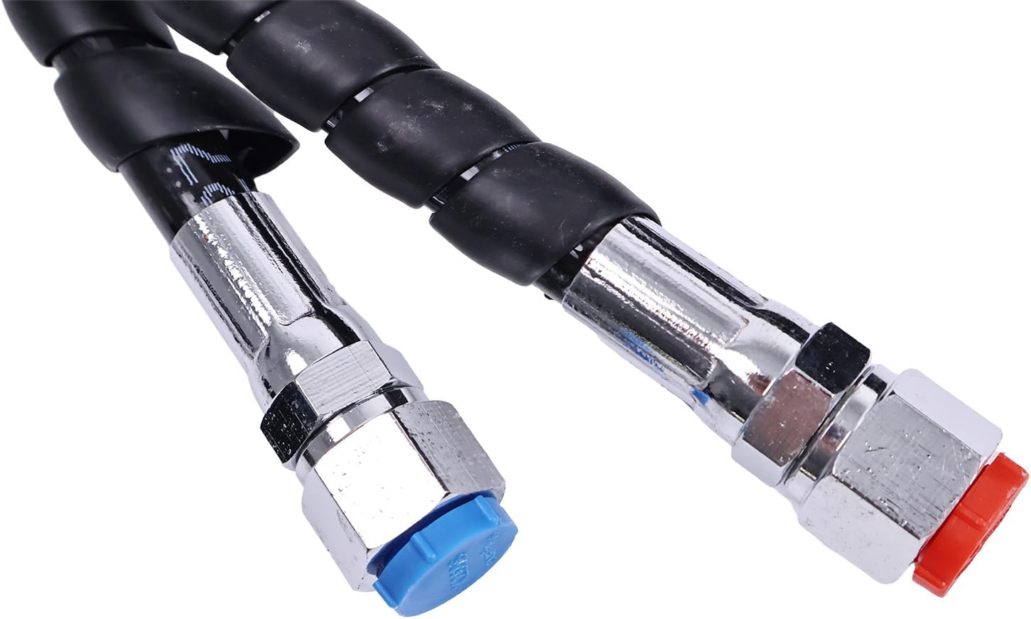 AIVWUMOT 24ft Hydraulic Hose Kit HO5124 Compatible with SeaStar Outboard Steering Boat Teleflex Marine