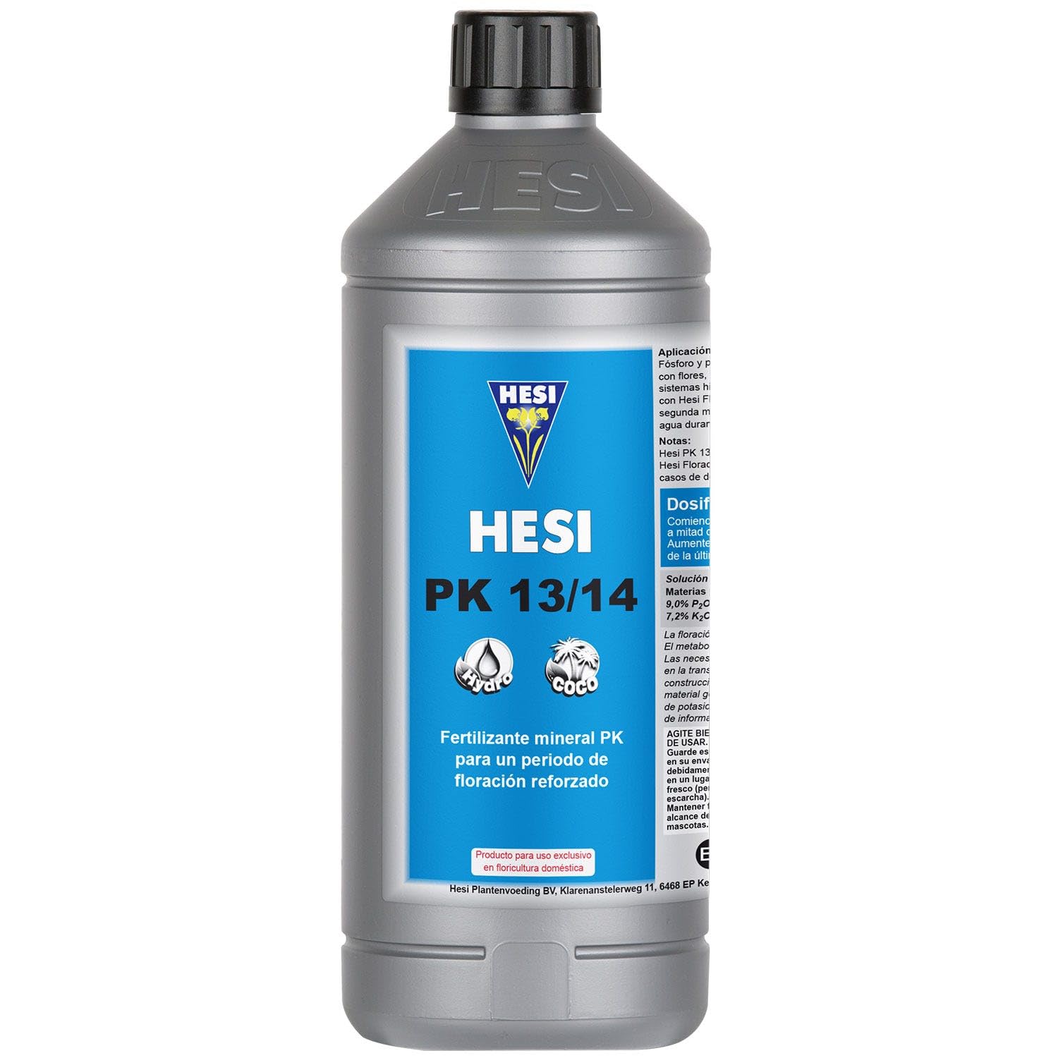 Hesi FERTILIZER PK 13/14 for Growing Hydro and Coco (1.0 liters)