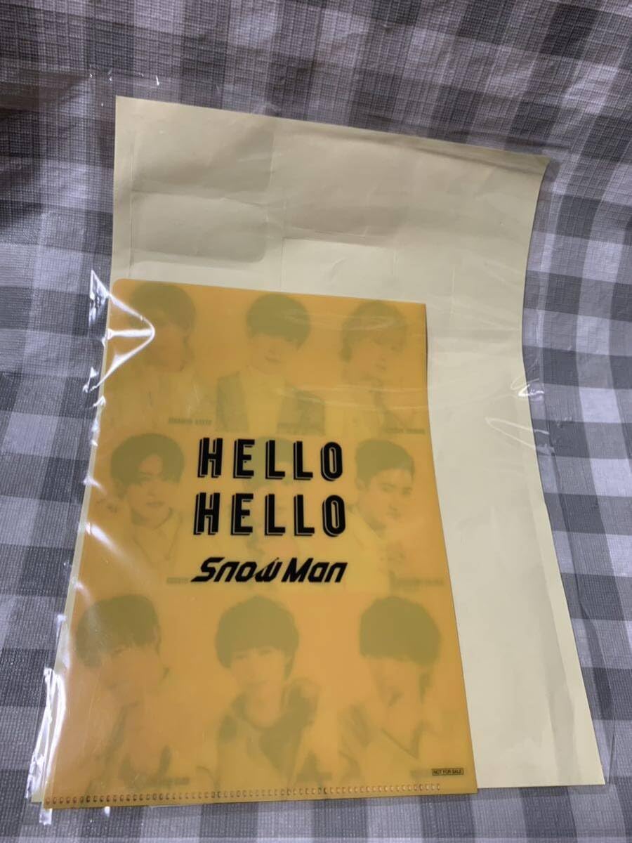 Amazon.co.jp: SnowMan HELLO HELLO 縁-YUN- 特典 ステッカー シート