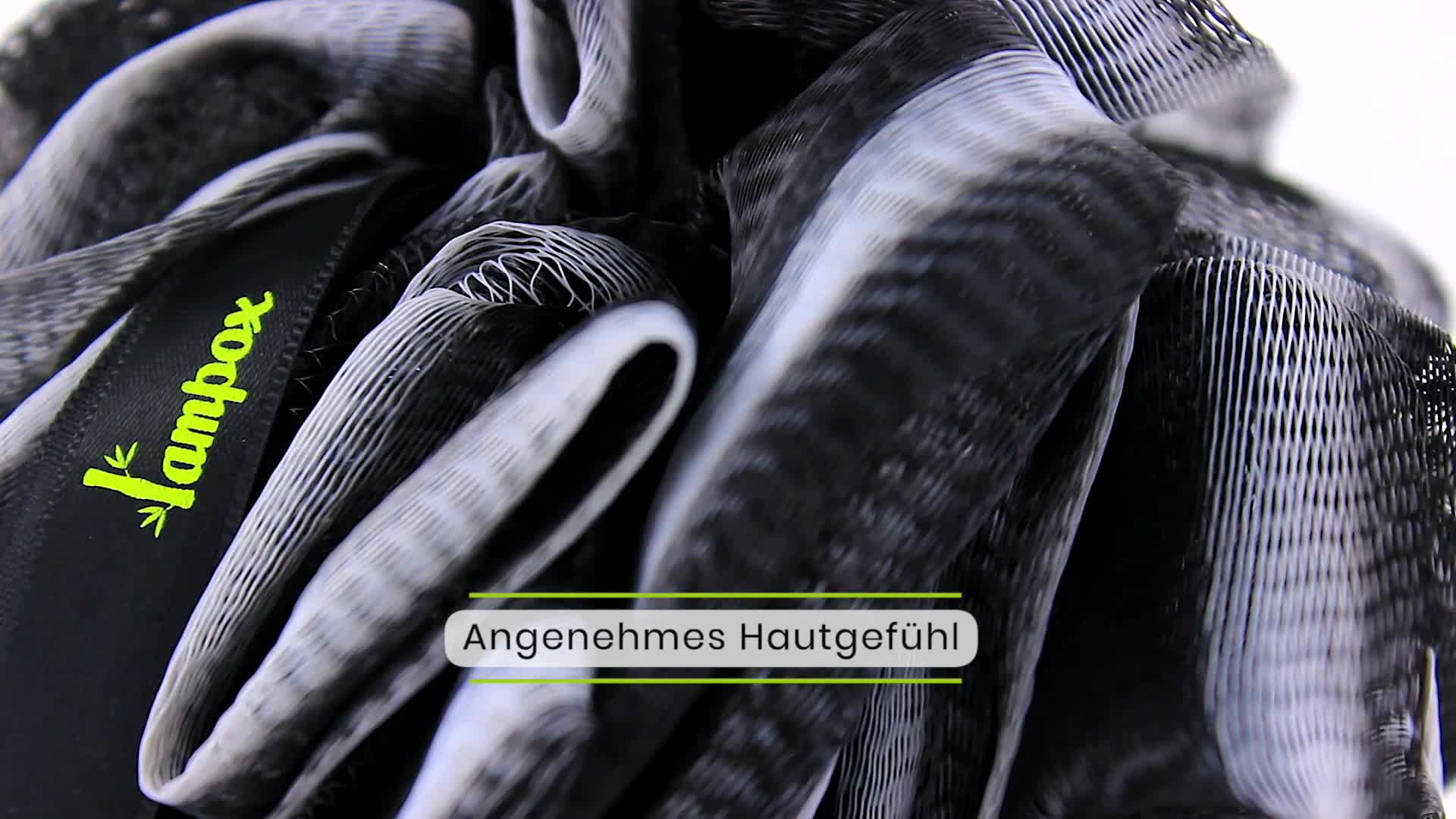 Badeschwämme [3er Pack] – Peelinghandschuh Aus PE-Material, Weich & Hygienisch, Mit Aufhängebändel
