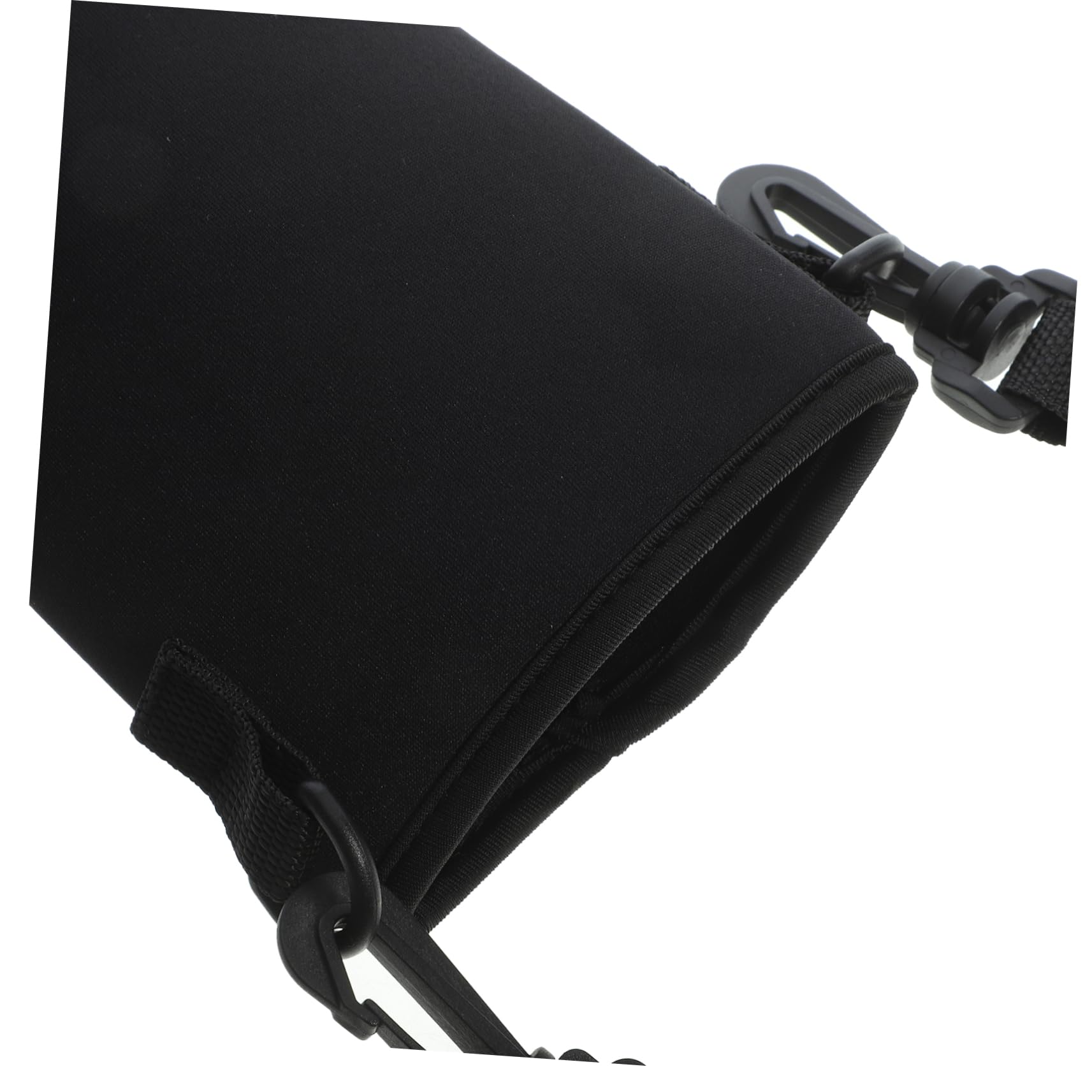 Toyvian juego de tazas bolsa manga botella de bebida agua portabotellas tapa de botella de aislamiento paño de buceo Negro