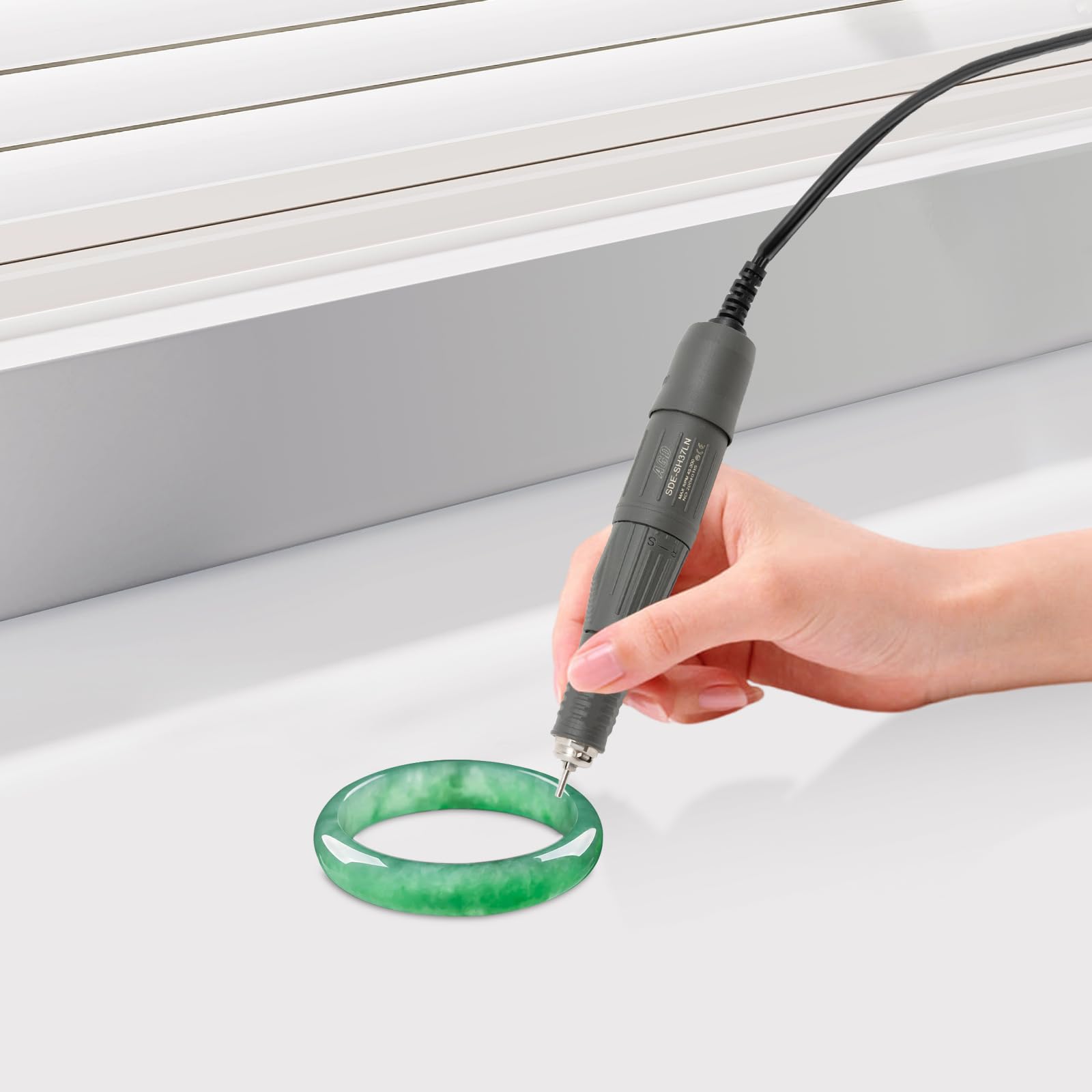 SDE-SH37LN N8 Micromotor Eléctrico Pulidora 45KRPM Laboratorio Portátil