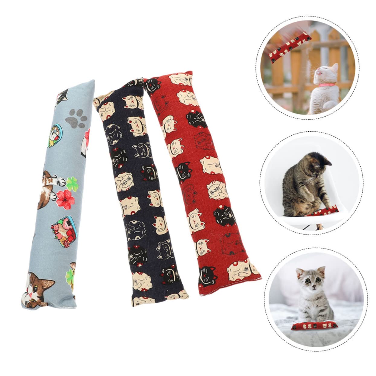 Kisangel 9piezas Juguetes De Almohada para Gatos Interactivos De Hierba Gatera Juguetes Divertidos para Gatitos Pequeños y Gatos De Interior Estimulación y Entretenimiento para Tu Mascota