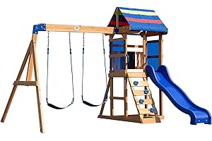 Bay Pointe All Cedar Wooden Swing Set