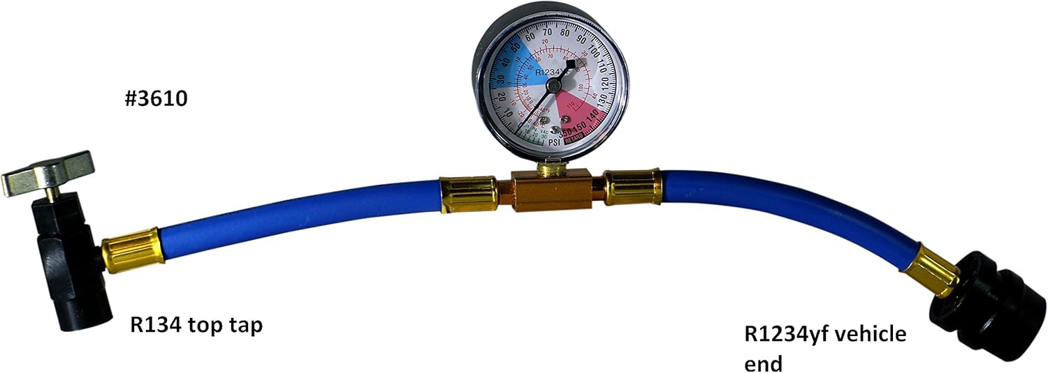 ENVIRO-SAFE Arctic Air for R1234YF Systems (3 Cans W/Charging Gauge)