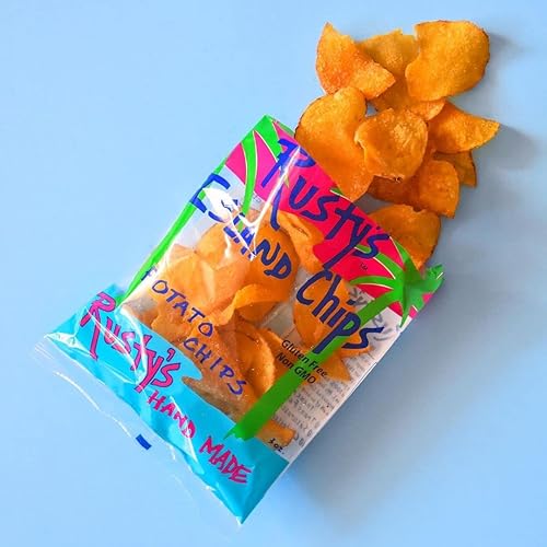 Miniatura 4 de Rusty's Chips - Chips crujientes y saludables para un bocado rápido - Chips sin gluten, sin conservantes, sin OMG, paquete de aperitivos veganos