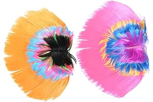 Punk Rock Wig 2-Pack: Halloween Party Headdress Costume