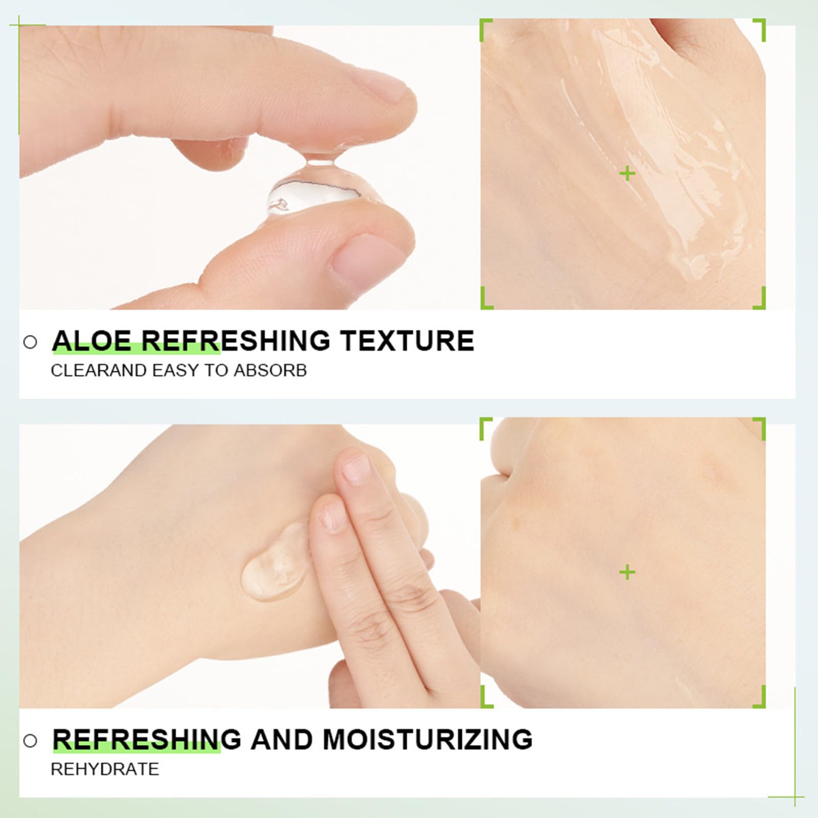 Gel d'aloe vera 100% pur, gel hydratant naturel à l'aloe vera, hydratant quotidien pour le visage, les cheveux et le corps, apaisant et nourrissant, soin après-soleil, 200 g