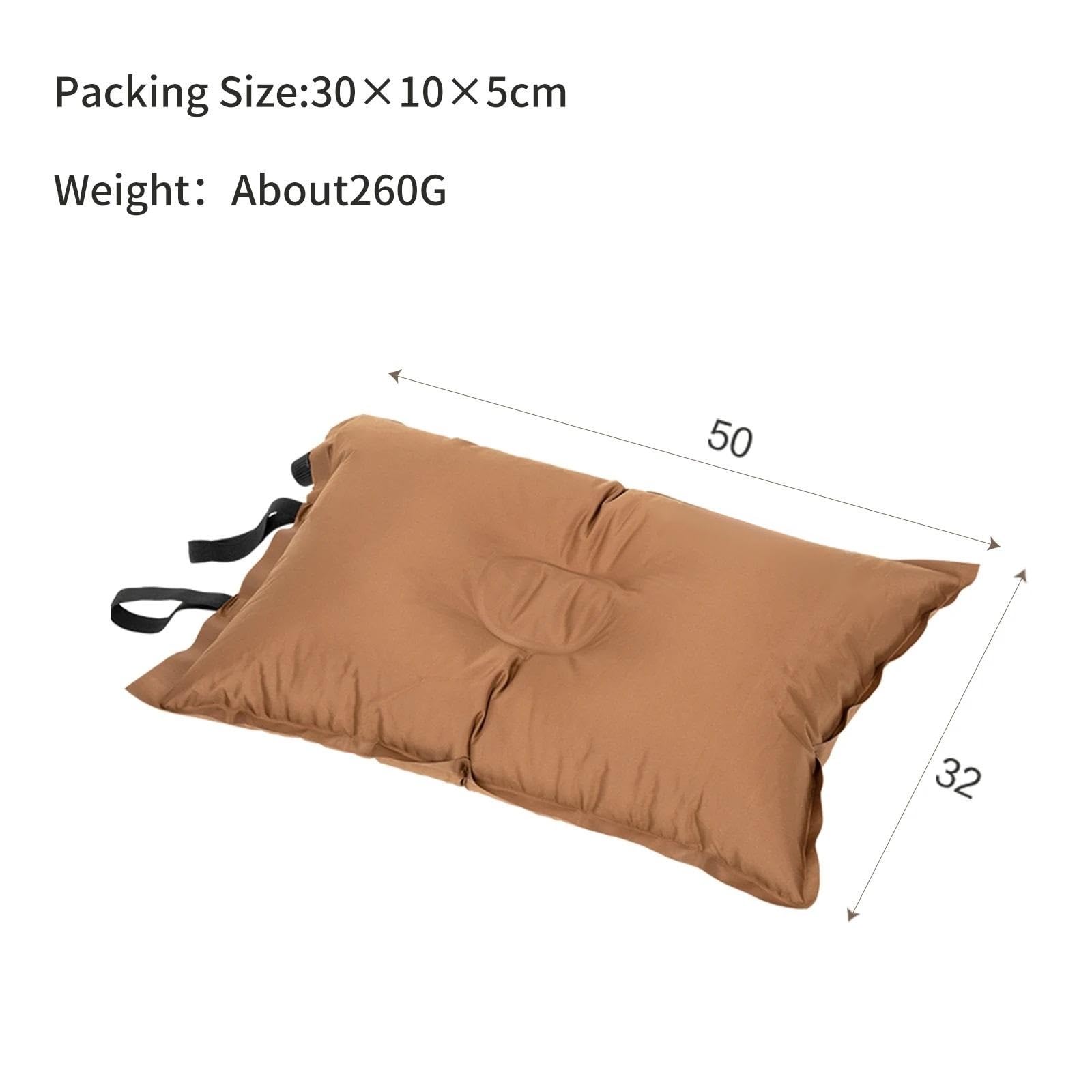 Oreiller de camping gonflable ultraléger for adulte, oreiller gonflable de, oreiller gonflable compact for dormir, coussin d'oreiller de de camping gonflable doux, coussin d'oreiller compressible ultr