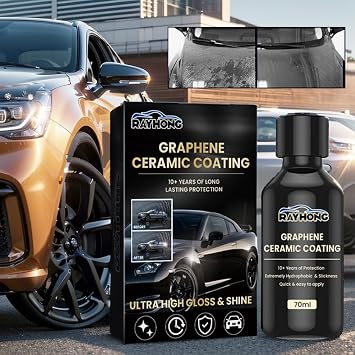 70ml Graphene Ceramic Coating Advanced Technology Ceramic Coating Graphene UV Glow Super Hydrophobic Maintenance Liquid Waterproof Graphene Glass Plated Car Polish