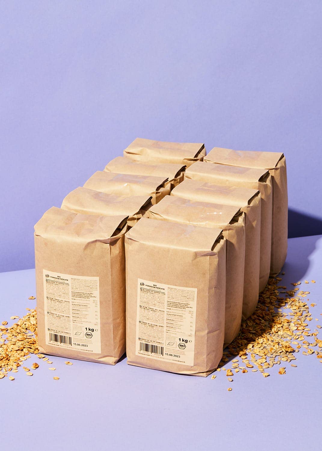 KoRo - Porridge de fruits germés bio 10 x 1 kg