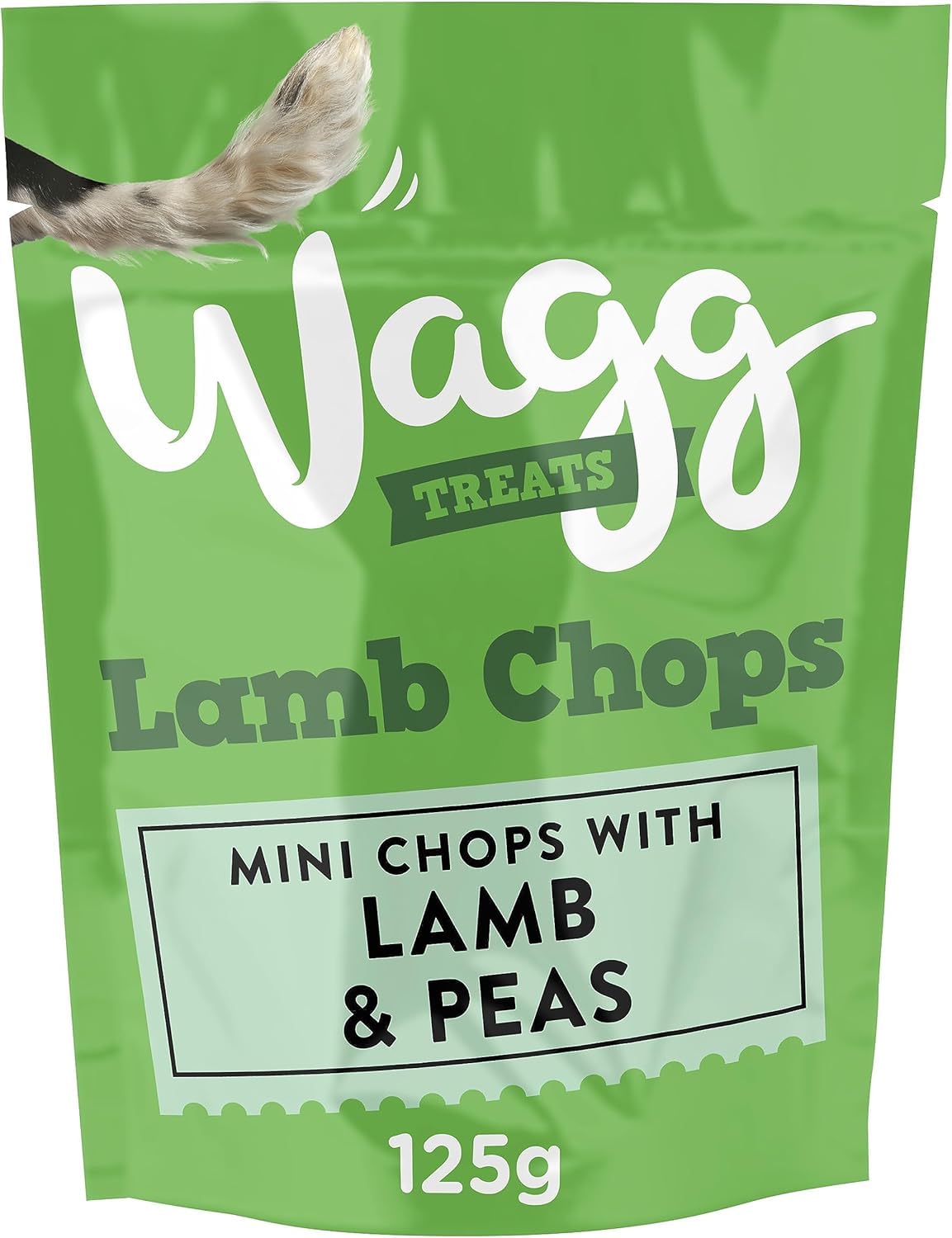 Mini Chops Lamb & Peas Dog Treats 125g (Pack of 7) - Oven Baked